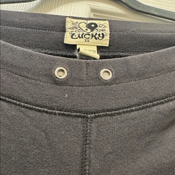 Vintage Y2K Lucky Brand Graphic Asian Art Boho  sweatpants - Picture 4 of 4